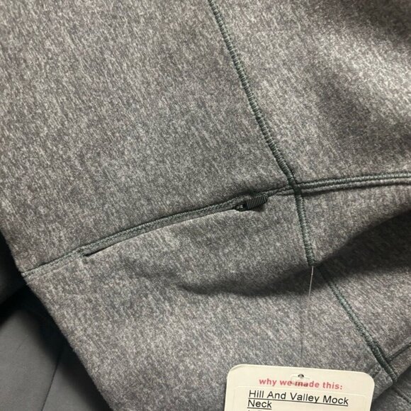 Lululemon Athletica Womens Hill And Valley Mock Neck Pullover Size 12 - Picture 7 of 10